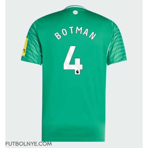 Camiseta Newcastle United Sven Botman #4 Visitante Equipación 2025-26 manga corta